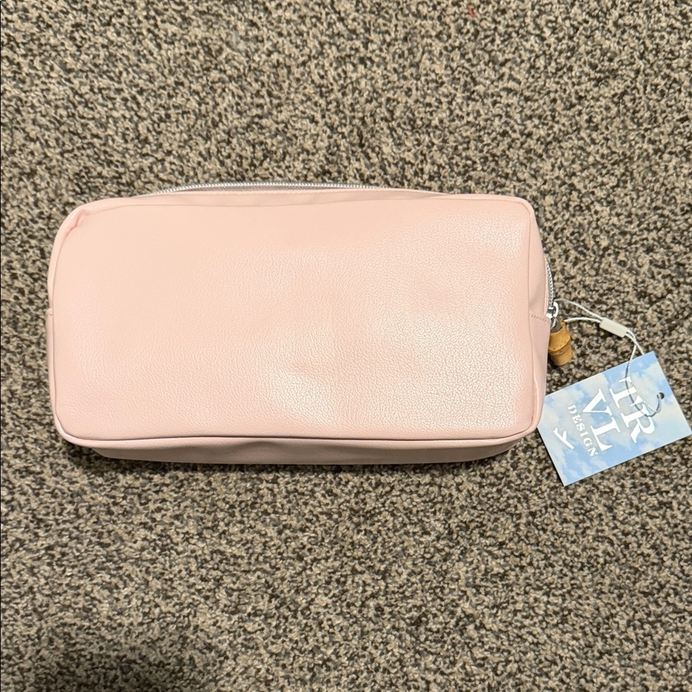Chic Light Pink Cosmetic Bag